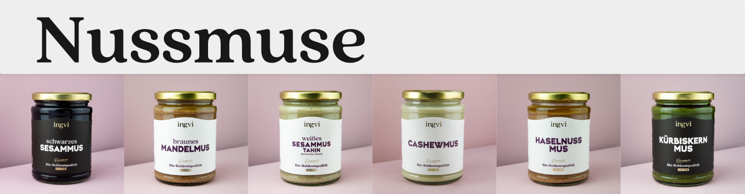 Kategoriebanner für Nussmuse